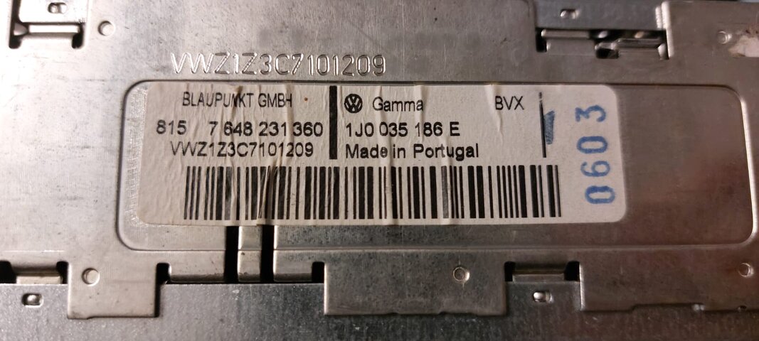 numéro de série - radio VW Gamma.jpg