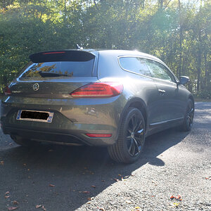 scirocco vue arrière