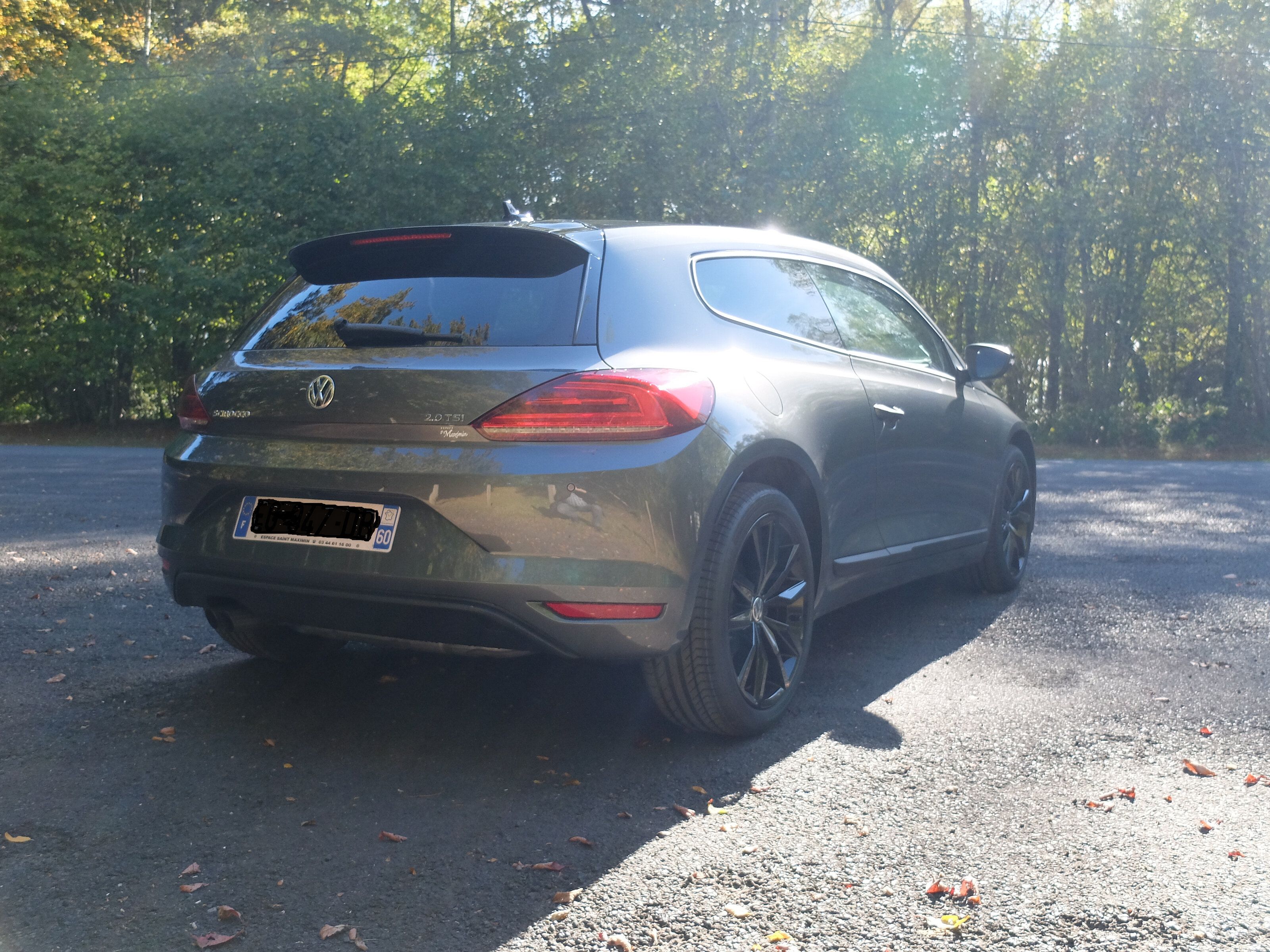 scirocco vue arrière